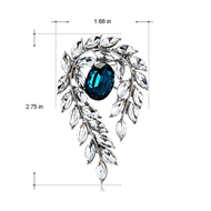 Picture of Casual Artificial Crystal Brooches 2YJ054006
