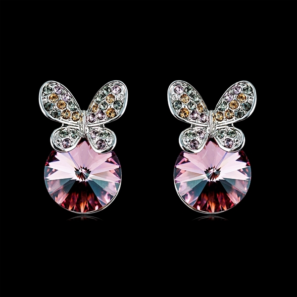 Picture of  Swarovski Element Casual Stud Earrings 2BL054183E