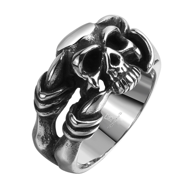 Picture of  Stainless Steel Punk Fashion Rings 3LK054605R