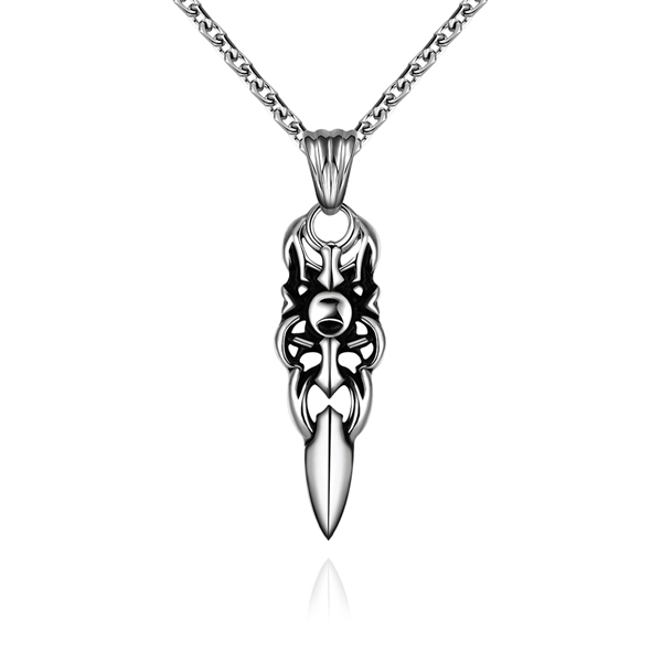 Picture of Skull Medium Pendant Necklace with Speedy Delivery