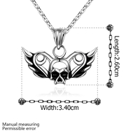 Picture of Shop Stainless Steel Medium Pendant Necklace with SGS/ISO Certification