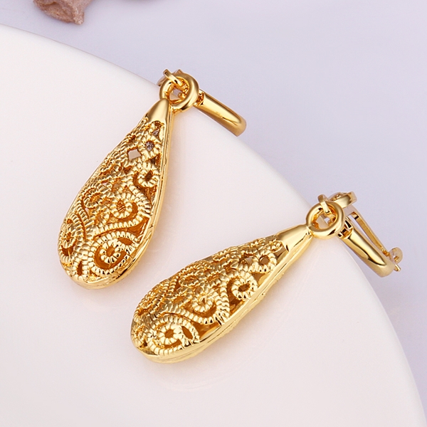 Casual Gold Plated Dangle Earrings with Fast Shipping