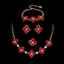 Show details for New Season Red Dubai 4 Piece Jewelry Set with SGS/ISO Certification