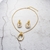 Picture of Pretty Small Gold Plated Necklace and Earring Set