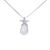 Picture of Wholesale Platinum Plated 16 Inch Pendant Necklace with No-Risk Return