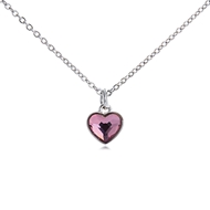 Picture of Need-Now Purple Platinum Plated Pendant Necklace from Editor Picks