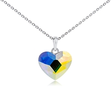 Show details for Popular Swarovski Element Colorful Pendant Necklace