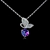 Picture of Sparkling Butterfly Zinc Alloy Pendant Necklace