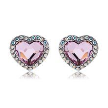 Show details for Purchase Zinc Alloy Swarovski Element Stud Earrings Best Price