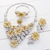 Picture of Luxury Multi-tone Plated 4 Piece Jewelry Set with SGS/ISO Certification