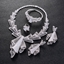 Show details for Platinum Plated White 4 Piece Jewelry Set from Certified Factory