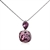 Picture of Fashion Purple Pendant Necklace with 3~7 Day Delivery