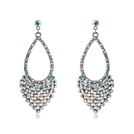 Picture of New Swarovski Element Colorful Dangle Earrings