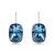 Picture of Impressive Blue Swarovski Element Small Hoop Earrings with Low MOQ