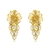 Picture of Fashion Big Gold Plated Dangle Earrings