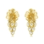 Show details for Fashion Big Gold Plated Dangle Earrings