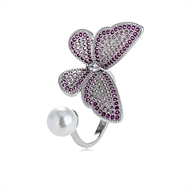 Picture of Fancy Butterfly White Fashion Ring