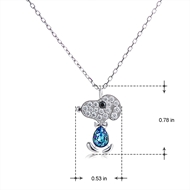 Picture of Stylish Small 925 Sterling Silver Pendant Necklace