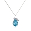 Show details for 16 Inch Blue Pendant Necklace in Exclusive Design