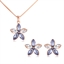 Show details for Unique Artificial Crystal Casual Necklace and Earring Set