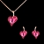 Picture of Casual Love & Heart Necklace and Earring Set with Fast Delivery