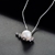 Picture of 16 Inch Platinum Plated Pendant Necklace with Full Guarantee