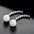 Picture of 16 Inch White Dangle Earrings in Flattering Style