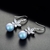 Picture of New Swarovski Element Pearl Colorful Dangle Earrings