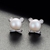 Picture of New Season White Swarovski Element Pearl Stud Earrings with SGS/ISO Certification