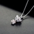 Picture of Good Swarovski Element Platinum Plated Pendant Necklace