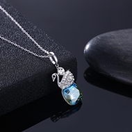 Picture of Fashion 925 Sterling Silver Pendant Necklace Online Only
