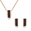 Show details for Female Zinc Alloy Small Necklace and Earring Set