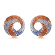 Picture of Fashionable Casual Rose Gold Plated Stud Earrings