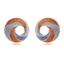 Show details for Fashionable Casual Rose Gold Plated Stud Earrings