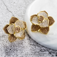 Picture of Casual Flowers & Plants Stud Earrings of Original Design
