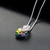Picture of Charming Colorful Love & Heart Pendant Necklace As a Gift