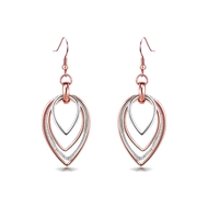 Show details for Lovely And Touching Big Multi-Tone Plated Drop & Dangle