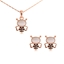 Show details for Low Cost Zinc Alloy White Necklace and Earring Set with Low Cost