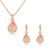 Picture of Distinctive White Opal Necklace and Earring Set As a Gift
