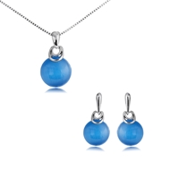 Picture of Classic Small Necklace and Earring Set from Top Designer