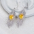 Picture of Fancy Big Cubic Zirconia Dangle Earrings