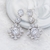 Picture of Impressive White Platinum Plated Dangle Earrings with Low MOQ