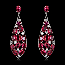 Show details for Sparkly Casual Cubic Zirconia Dangle Earrings