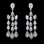 Show details for Designer Platinum Plated Copper or Brass Dangle Earrings Online