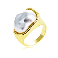 Picture of Eye-Catching Multi-tone Plated Zinc Alloy Fashion Ring