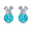 Show details for Bling Butterfly Blue Stud Earrings