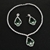 Picture of Best Selling Casual Green Necklace and Earring Set