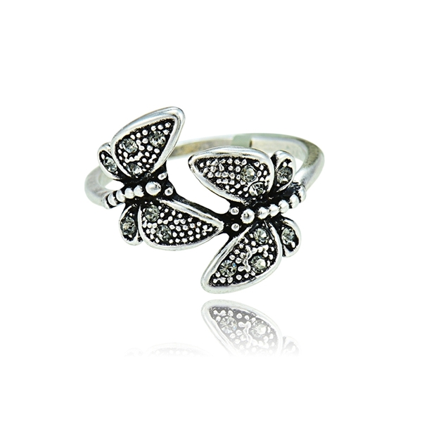 Picture of Enchanting Zinc-Alloy Butterfly Fashion Rings