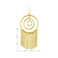 Picture of Shinning Dubai Style Gold Plated Drop & Dangle