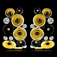 Picture of Beautiful Glass Zinc Alloy Stud Earrings